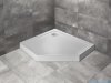 Radaway Doros Pt E Compact Stone brodzik pięciokątny 90x80x11,5cm lewy biały SDRPTP9080-05-04SL